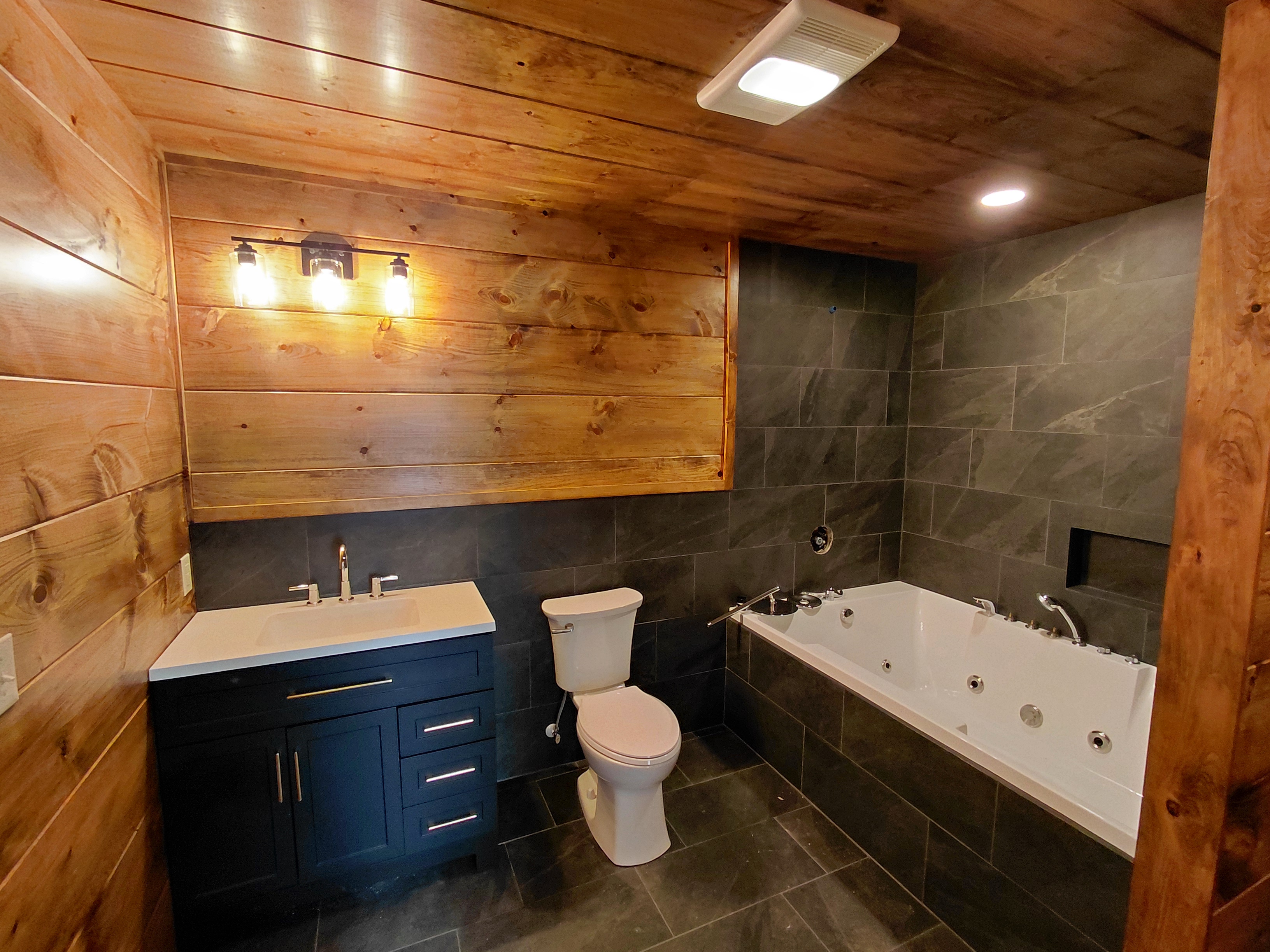 Baileyton Barndo — interior framing and ceiling detail