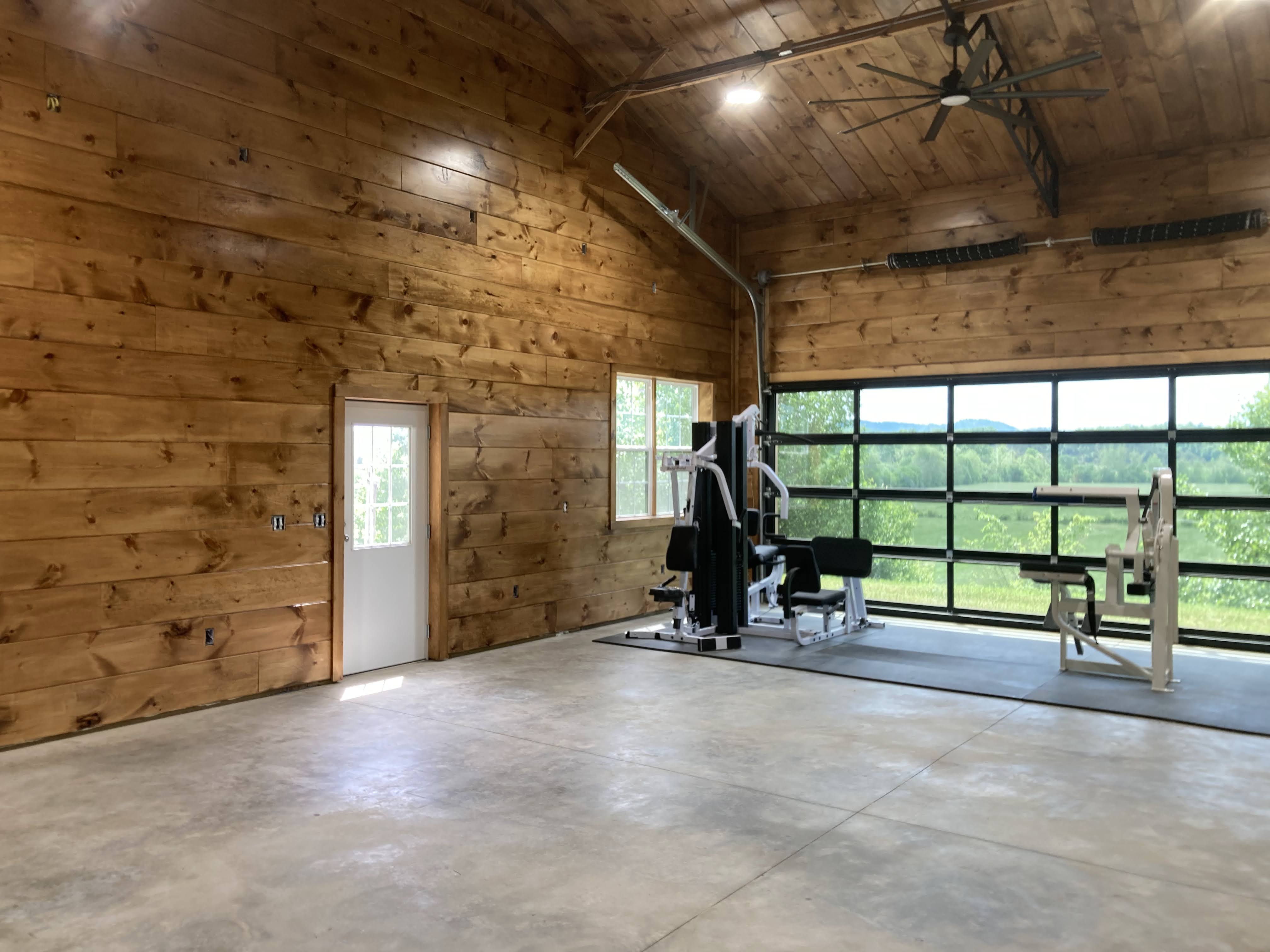Baileyton Barndo — exposed metal and wood framing details